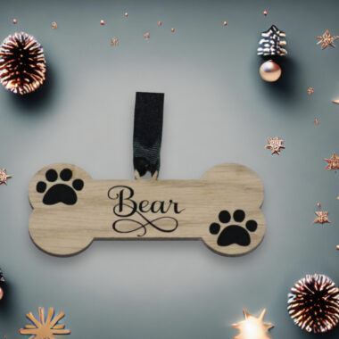 Personalised Dog Tree Decoration