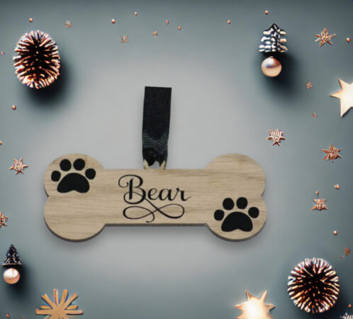 Personalised Dog Tree Decoration