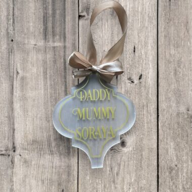 Personalised Christmas Decoration