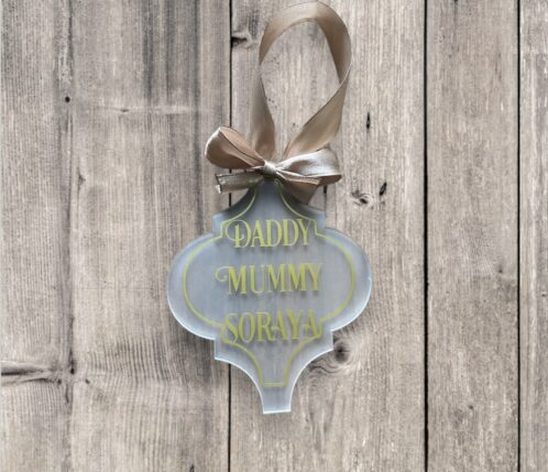 Personalised Christmas Decoration