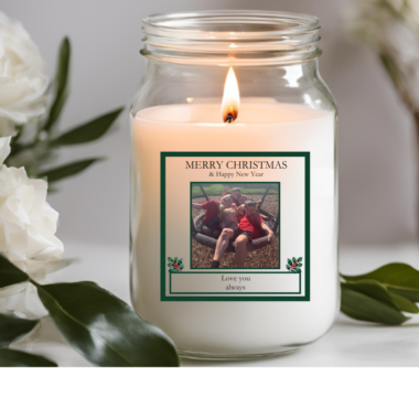 Personalised Photo Candle Sticker