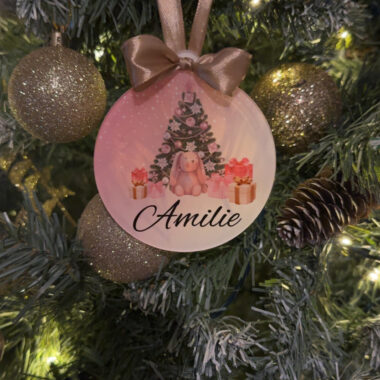 Personalised Christmas Bauble Baby