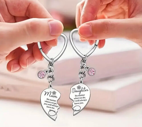 Mum & Daughter Keyring