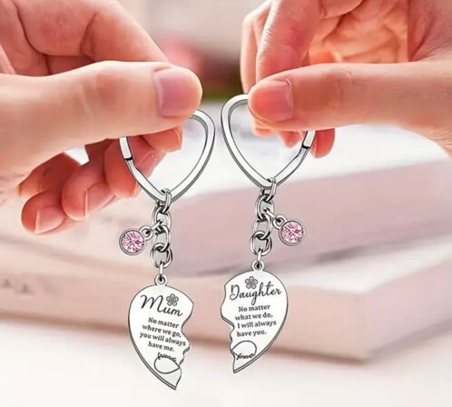 Mum & Daughter Keyring