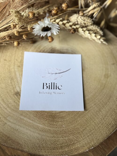Memorial Feather Candle Sticker